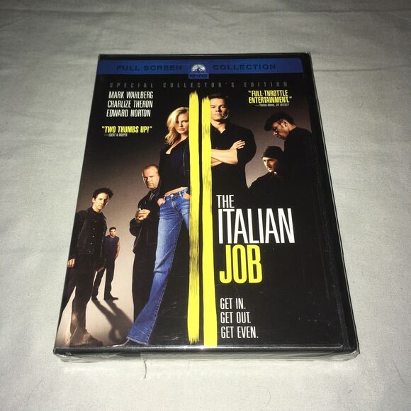 Dvd Sealed New The Italian Job Special Collector’s Full Screen Edition Paramount - Picture 1 of 7